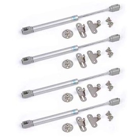 Automatic Lid Holder Kitchen Cabinet Cabinet Door Hydraulic Spring Gas Lift Piston Support for Flap Fittings Soft Opening Hinges Mechanism 4 Pack