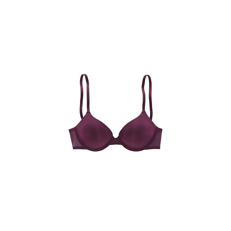 s.Oliver Women's Shaped Bra, aubergine