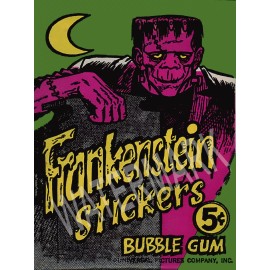 1965 Frankenstein Stickers 5 cent gum High Quality Metal Magnet 3x4 inches 9901