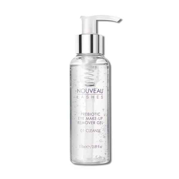 Nouveau Lashes Prebiotic Eye Make Up Remover Gel, Gentle and