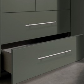 Probrico 10 Pack 10 Inch Hole Centers Brushed Nickel Cabinet Pulls Stainless Steel T Bar Kitchen Cabinet Handles Drawer Dresser Pulls Kitchen Cabinet Hardware