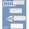 NEU 6-Gang Screwless Mid-Size Decorator Light Switch Outlet Cover Wall