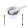Hibucuo 3.2" Ceramic Mortar and Pestle Set – Small Spice