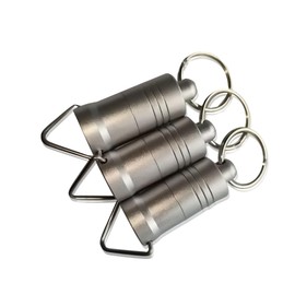 Magnetic Key for Hook Lock Key,Magnet Tool for Peg Stop Lock Key,Pocket Key,Permanent Powerful Magnet with Keychain,Earth Magnets in Silver Pack of 3