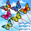 6 Pcs Kites Butterfly Kite 55" x 28" Large Kites