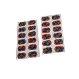 Partuto Car Tyre 34mm x 52mm Puncture Repair Patches Patch Rubber Tool 24 Pcs Replacement
