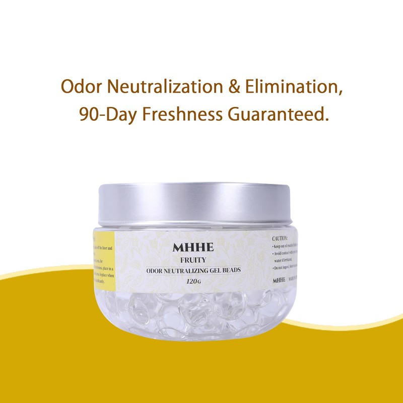 MHHE Fruity Scent Beads Air Freshener Scent Odor Neutralizing Gel