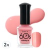 With Shan 60 Second Nail Polish, M133 Sun-Kissed Coral, 9ml, 2 pcs / 위드샨 60초 매니큐어, M133썬키스드코랄, 9ml, 2개
