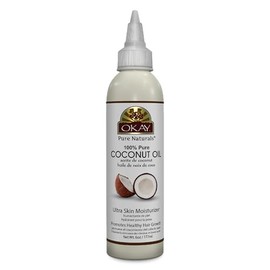 Okay 100% Oil for Hair and Skin, Coconut, 6 Ounce