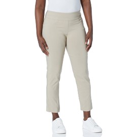 Ruby Rd. Women's Petite Pull-On Solar Millennium Super Stretch Pant, Chino, 12 Petite