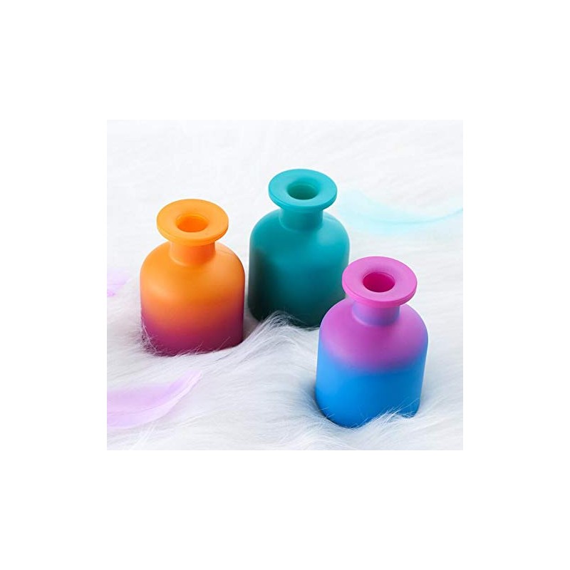 QUUPY 1PCS 150ml/5oz Glass Diffuser Bottle Jars Pot Exquisite Essential