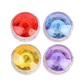 4 Pcs Light Up Yo Yo Balls, Flashing Responsive Yoyo Toys for Kids, Colorful LED Light Up Yoyo, Perfect for Beginners, Party Favors, and Fun Trick Play for Kids