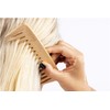 REMOS Haarkamm aus hochwertigem heimischem Buchenholz 18 cm grobe Zahnung
