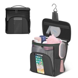 Celsisignis Mesh Shower Caddy Portable Beach Bag College Dorm Room Essentials Tote Bag for Bathroom,Gym,Travel,Camping Quick Dry Hanging Shower Organizer Bags for Women Men College Student