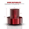 MZS Mirror Hole Plugs Motorcycle Mirrors Blanking Cover Caps Universal