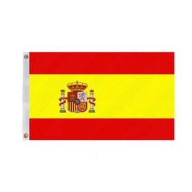 Flagmax Spain crest Flag 5ft x 3ft (90cm x 150cm)