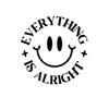 Aurabeam Vinyl Wall Art Decal - Everything Is Alright -