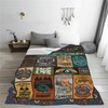 Camping Blanket Super Soft Throw Blanket for Bed Couch Sofa