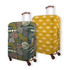 Kana & Kaili 2-in-1 Reversible Luggage Cover | Stylish Suitcase Covers for Luggage | Spandex Luggage Covers for Suitcase TSA Approved | Suitcase Cover | Luggage Sleeves for Suitcases | Boho S