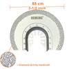 HEMUNC 3pcs Oscillating Tool Blades for Grout Removal Tile Mortar
