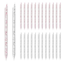 100 PCS Plastic Stylus for Scratch Art, 3.7 Inch Heavy Duty Craft Sticks, Pink White Scratch Art Sticks, DIY Creative Draw Sticks, Christmas Thanksgiving Scratch Art Activity Craft Projects Tools