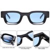 Braylenz Retro 90s Chunky Square Sunglasses for Women & Men