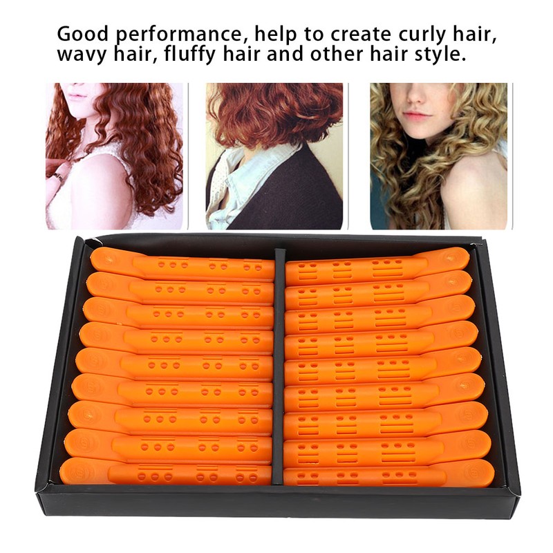 18pcs Professional Perming Hair Roller Household DIY Wavy Curly Hair