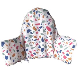 Cushion Pad for Highchair, High Chair Seat Pad, Built-in Inflatable Cushion (Stone Pattern)