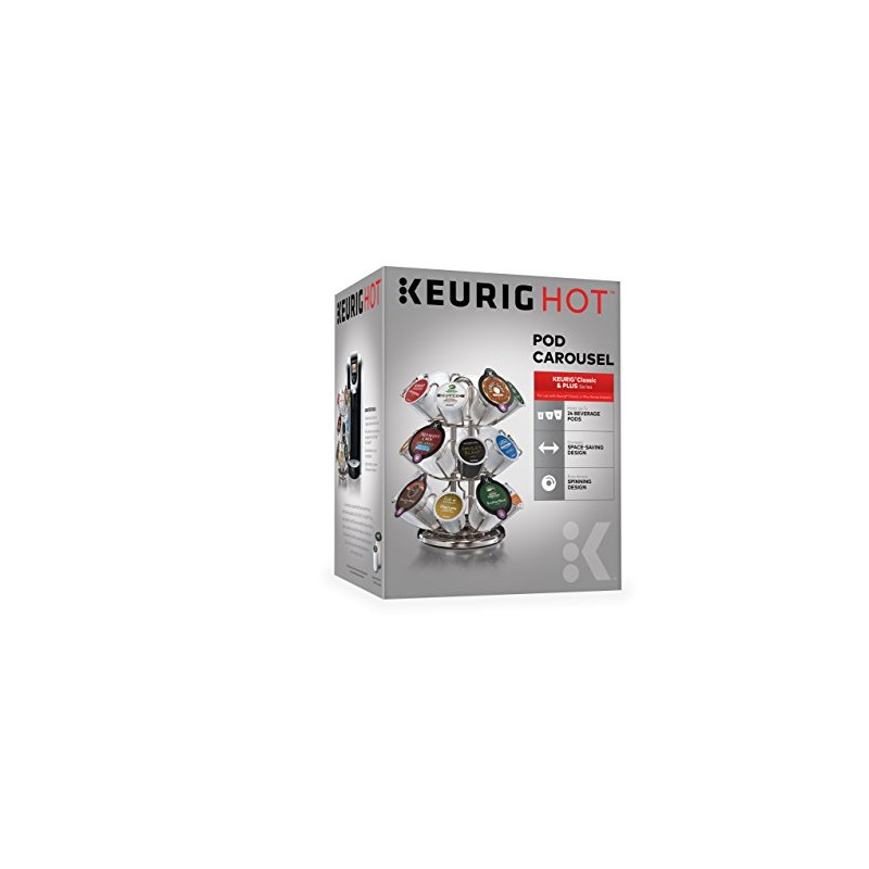 Keurig Storage Carousel, Coffee Pod Storage, Holds up to 10