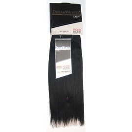 Model Model Dreamweaver 100% Human Hair Extensions Yaky 10" #1