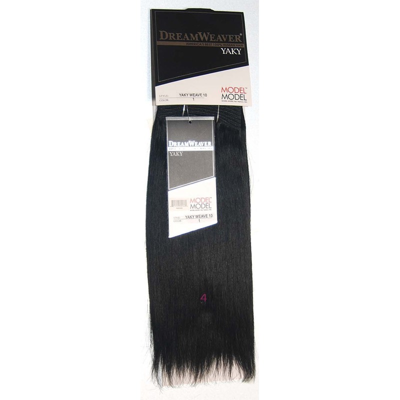 Model Model Dreamweaver 100% Human Hair Extensions Yaky 10" #1