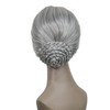 Aimole Stage Performance Braid Updo Bun Wigs Old Lady's Women