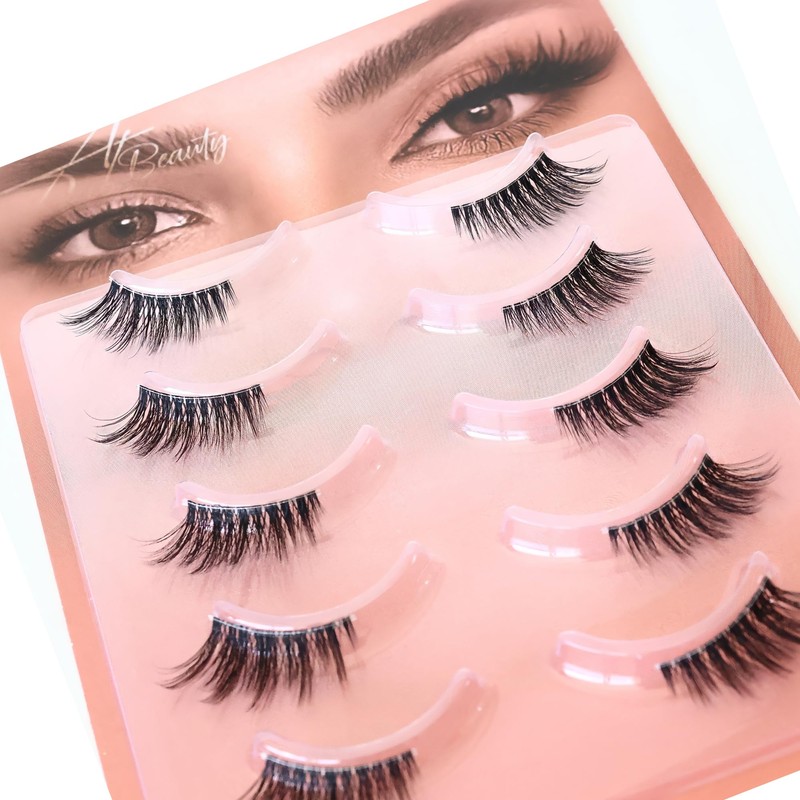 AT Beauty False Eyelashes – Lifted & Wide Eye Effect,