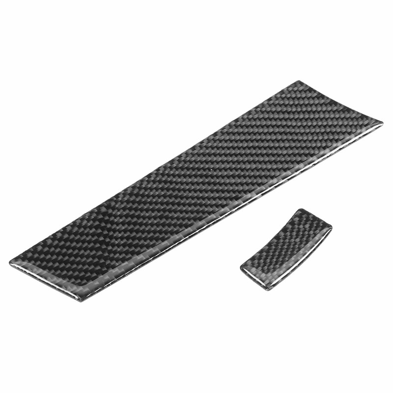 2pcs Carbon Fiber Driver Dashboard Panel Trim Cover Fit for