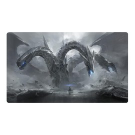Mlikemat Playmat ZD014-723-K Cyber End Dragon TCG CCG Trading Card Game, Zoneless Mat + Free Bag