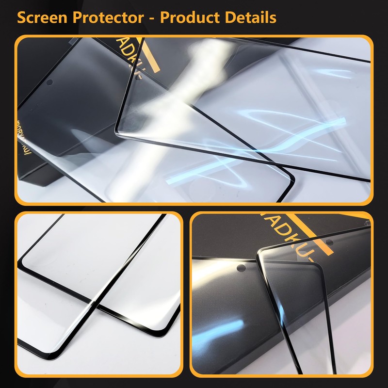 2+2 Pack Designed For Pixel 7 Pro Screen Protector, Tempered