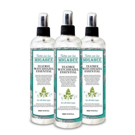 Migabi 미가비 위치하젤 에센셜 티트리 300ml x 3개 Mikabi Witch Hazel Essential Tea Tree 300ml x 3 units