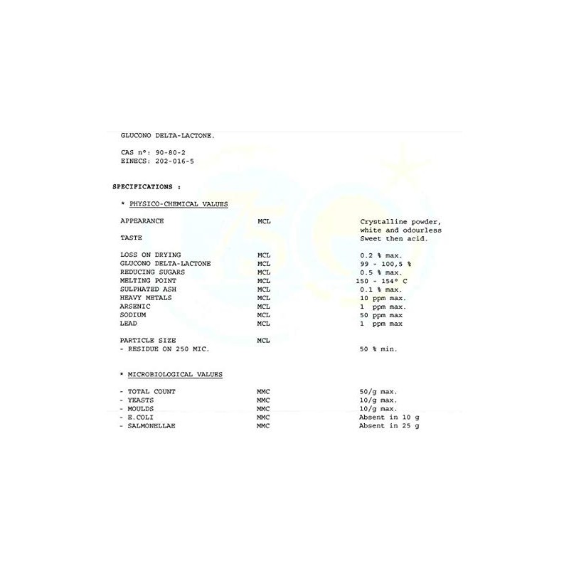 GLUCONO DELTA LACTONE POWDER 5 Pound Bulk Bag-GDL or Tofu