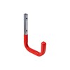 GedoTec Wall Hook with Rubber Coating, Red, Device Holder