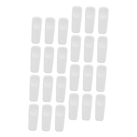 Mipcase 60pcs White Plastic Earphone Wire Clips for Diameter Cables Compact Cord Clamps for Headphone Cable Management Secure Grip Tangle Prevention Desk Organization Accessories