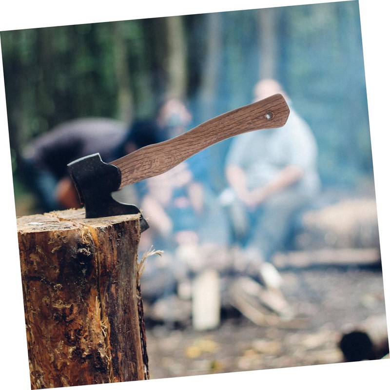 TEHAUX Replacement Handle for Camp Axe Durable Carbonized Acutissima Hatchet