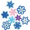 Baker Ross AX405 Snowflake Foam Stampers - Pack of 10,