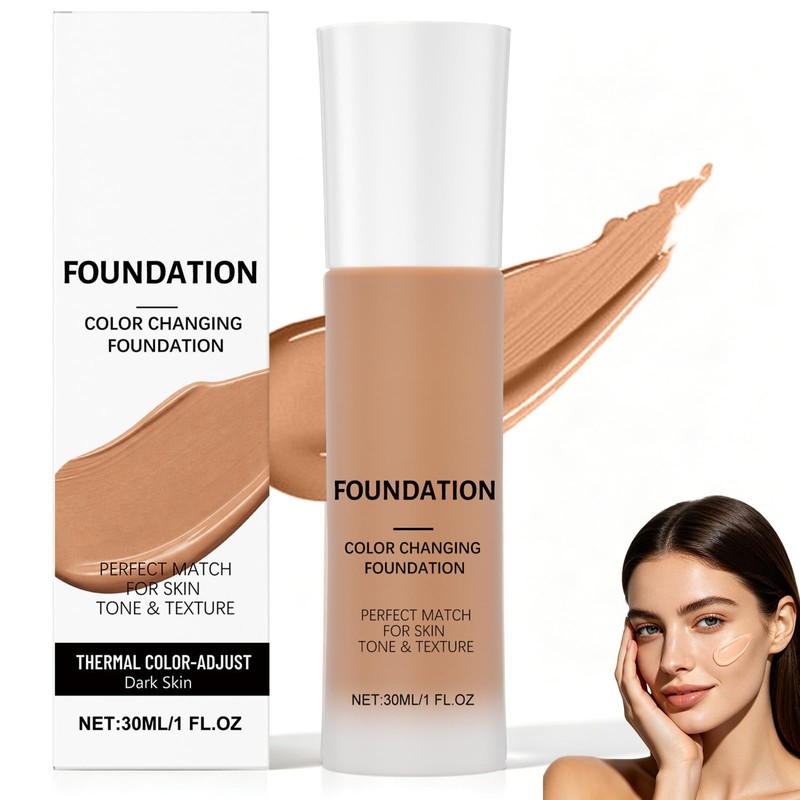 Base de Maquillaje, SPF 50, Base Semimate (Piel oscura)