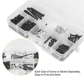 daitoku Screws Kit Parts RC Screws Assortment Set Fastener Wrench Replacement Screws Set for Hyper Go MJX 14301 14302 14303 RC Car