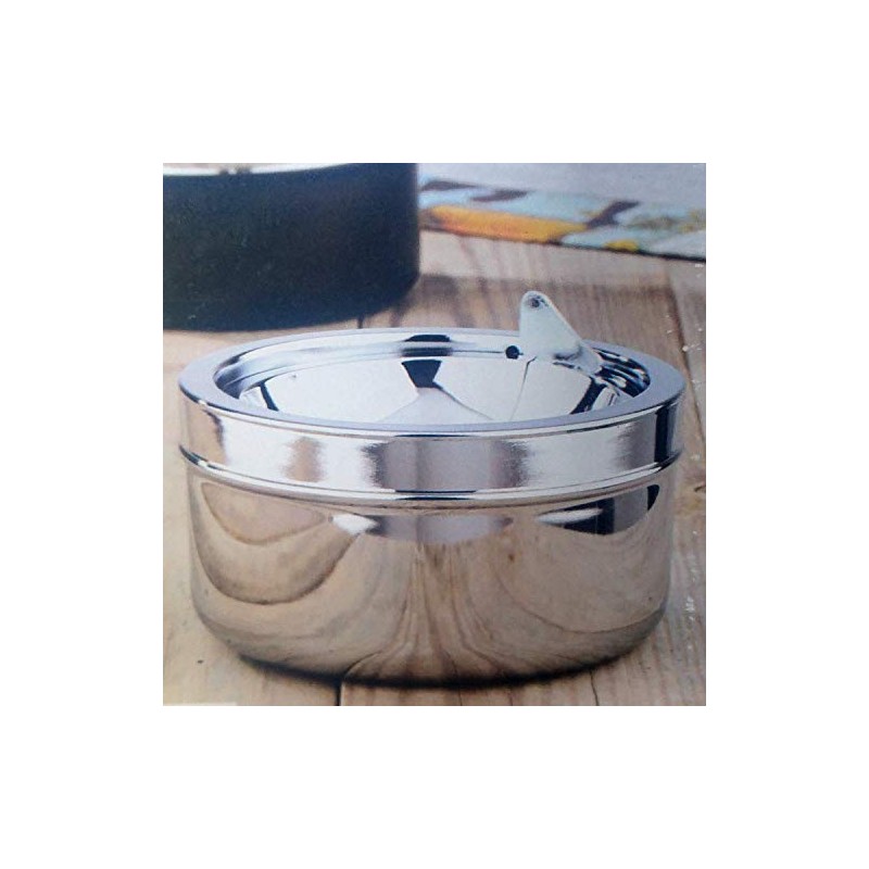 Land-Haus-Shop® 1 x Ashtray with Lid, Wind Ashtray with Hinged