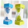 Ciieeo 2pcs Sand Clock Drop Resistant Timer for Home Office