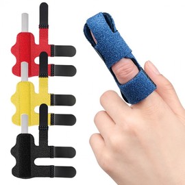 International Finger Protector Support Splint for Joint Fractures & Sprains - A10 Aluminum Alloy Fixing Strap Free Size/Skin Color 40ea