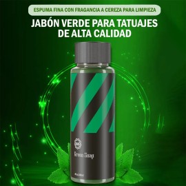 Green Soap Jabón Verde Para Tatuaje Limpiador Premium 240ml
