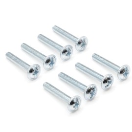ReplacementScrews Drawer Knob/Handle Screw Compatible with IKEA Part 100413 (HEMNES, HASSELVIKA) Zinc Plated Combi Screws (Pack of 8)