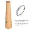 Ring Mandrel, Wooden Bangle Mandrel Ring Sizer Adjuster Jewelry Making